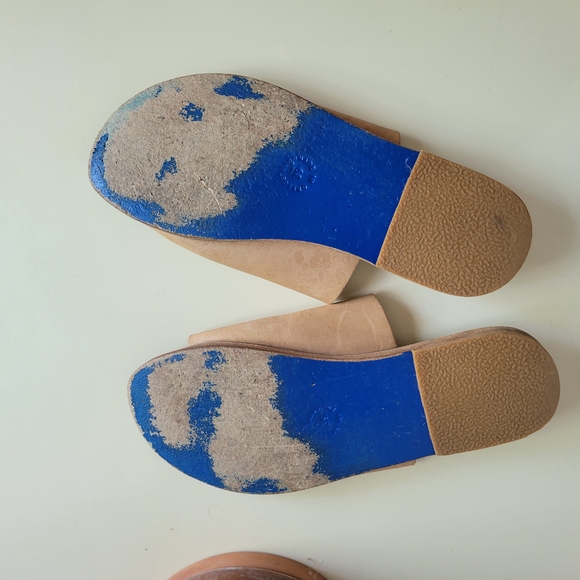 KYMA Greek KALYMNOS Leather Slide Sandals 8 - Picture 7 of 8